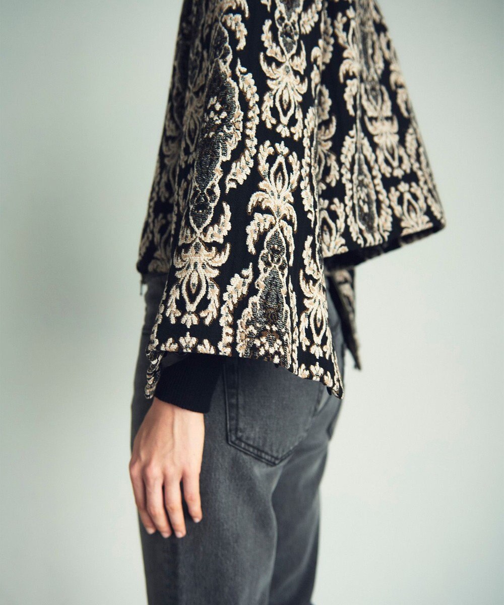 GRACE CONTINENTAL オーナメントジャガードジャケット 