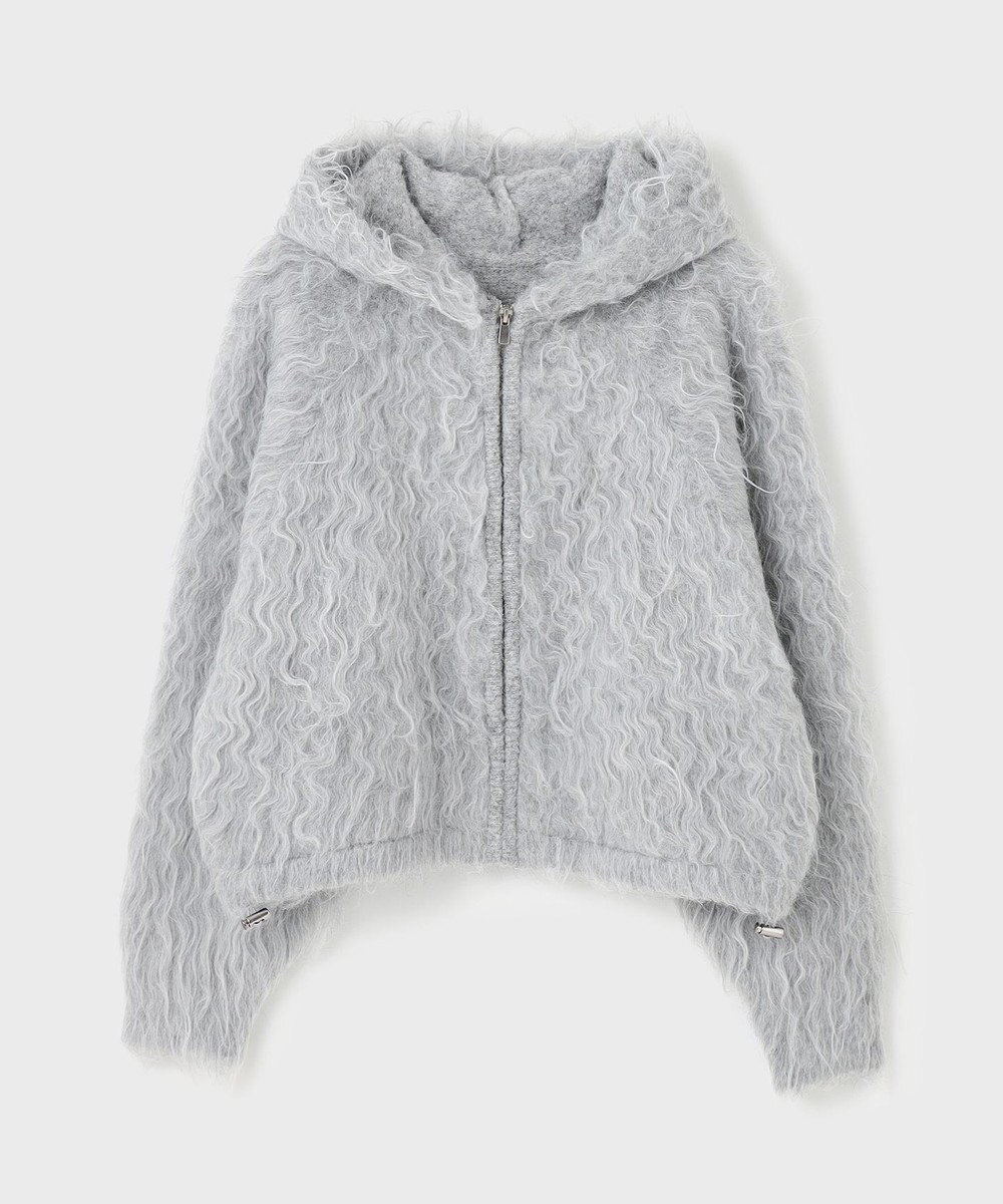 GRACE CONTINENTAL 起毛ニットパーカー