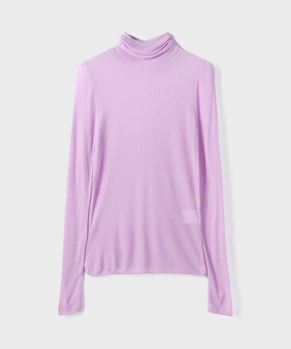 GRACE CONTINENTAL シアーリブニットトップ 