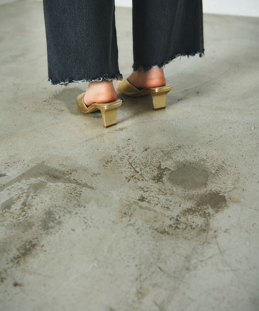 GRACE CONTINENTAL FABIO RUSCONI メタリックミュール 