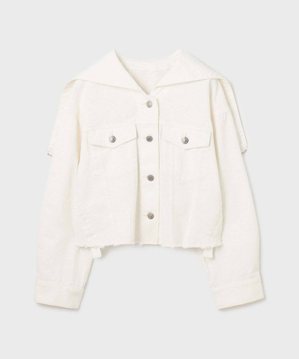 GRACE CONTINENTAL フードジップデニムジャケット