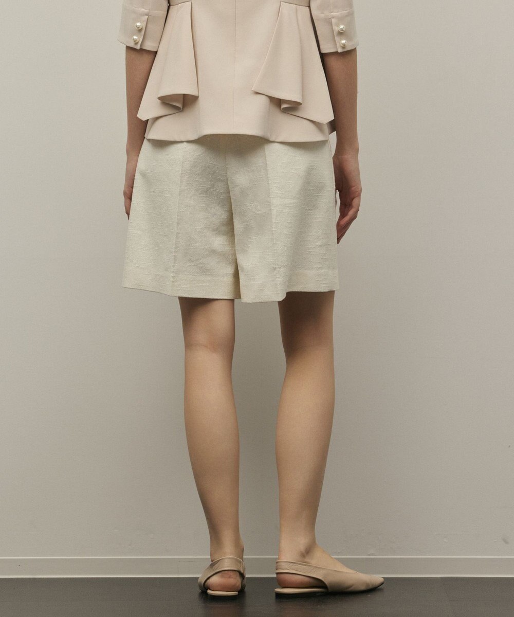 GRACE CONTINENTAL ツイードタックショートパンツ 
