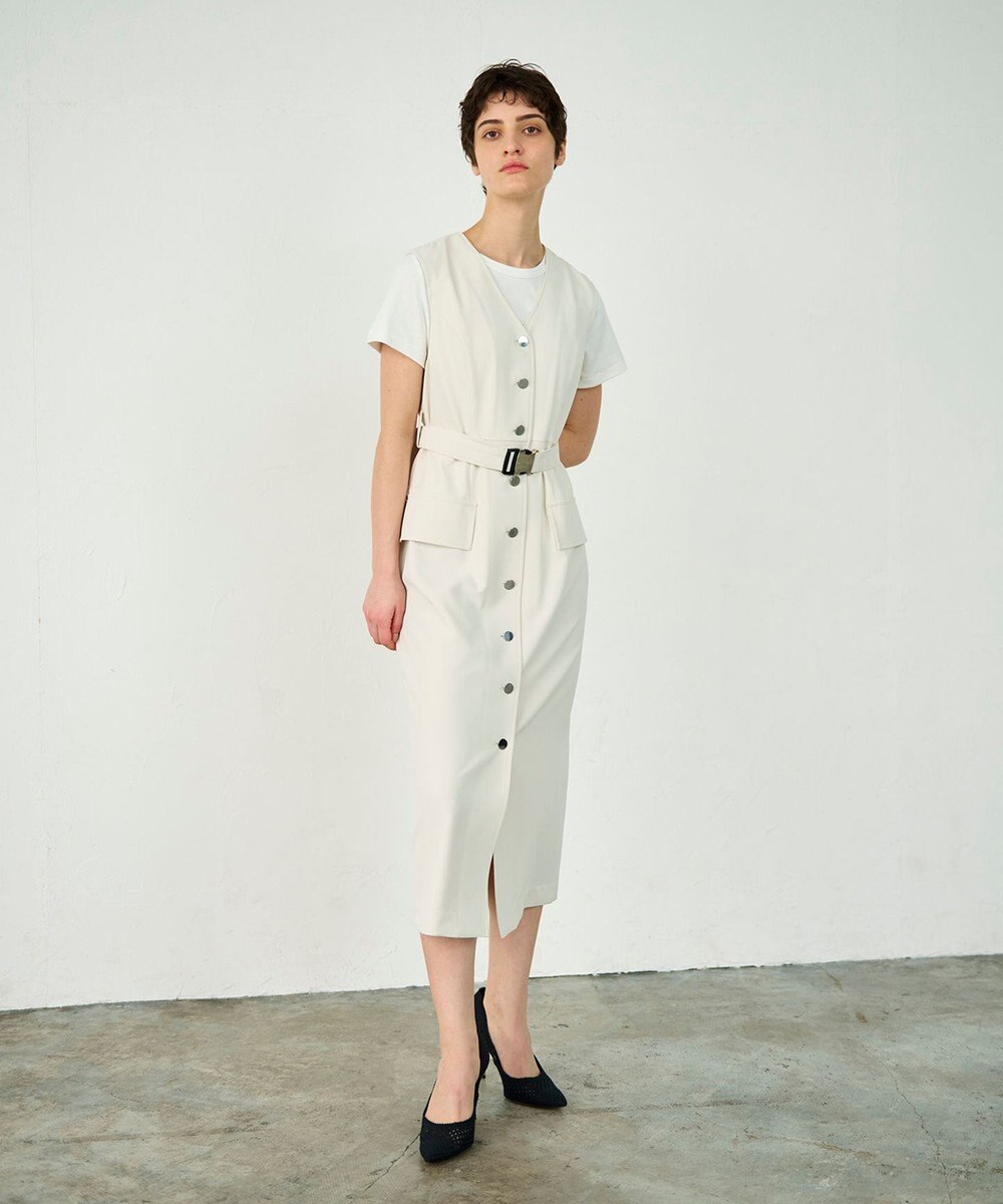 GRACE CONTINENTAL ベルト付ジャンパースカート