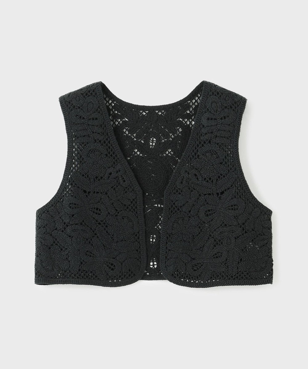 GRACE CONTINENTAL メッシュembジレ