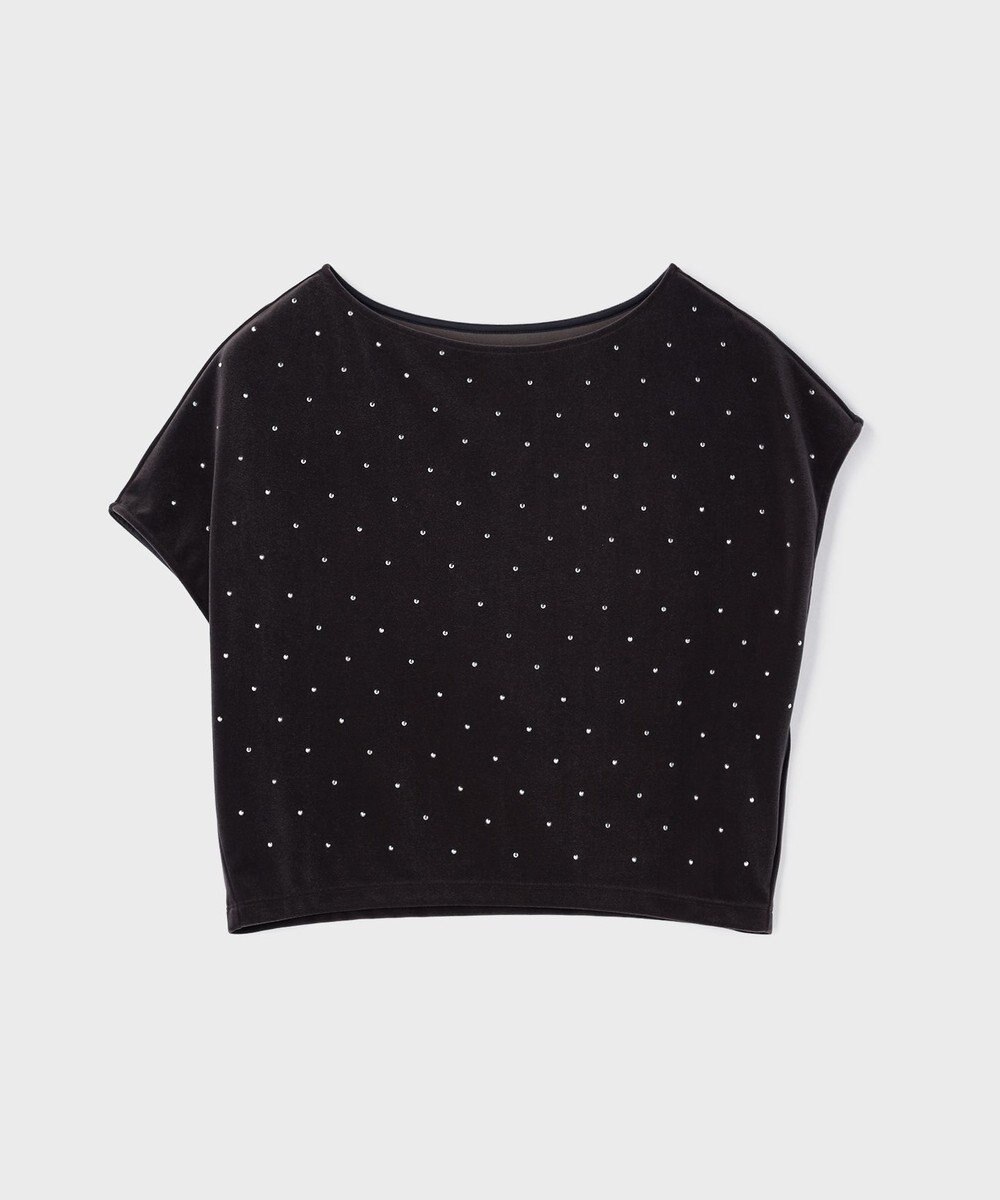 GRACE CONTINENTAL ベロアルーズカットトップ 