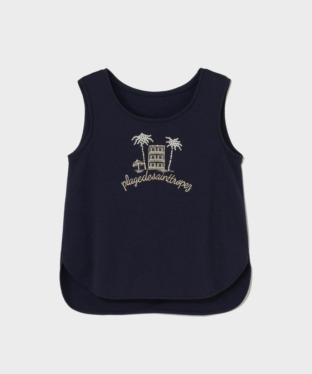 GRACE CONTINENTAL ビジューモチーフノースリーブ