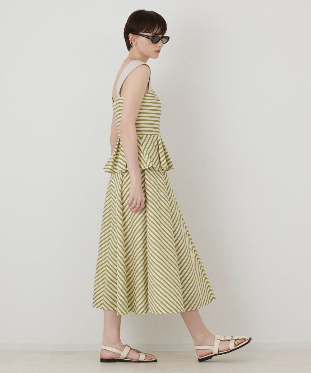 GRACE CONTINENTAL ストライプスカート 
