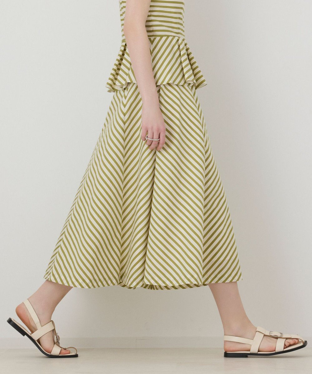 GRACE CONTINENTAL ストライプスカート 
