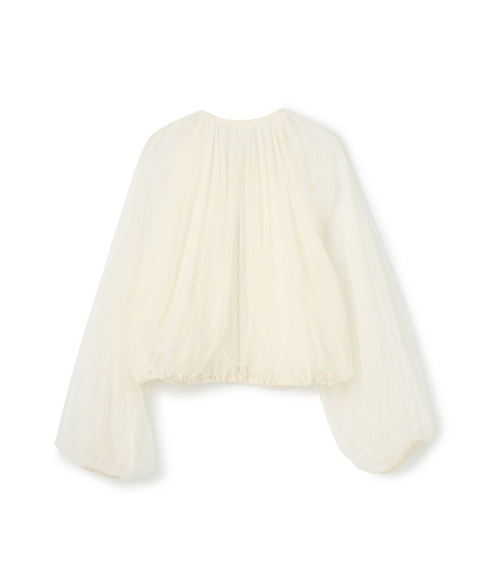 GRACE CONTINENTAL ギャザーチュールブルゾン 