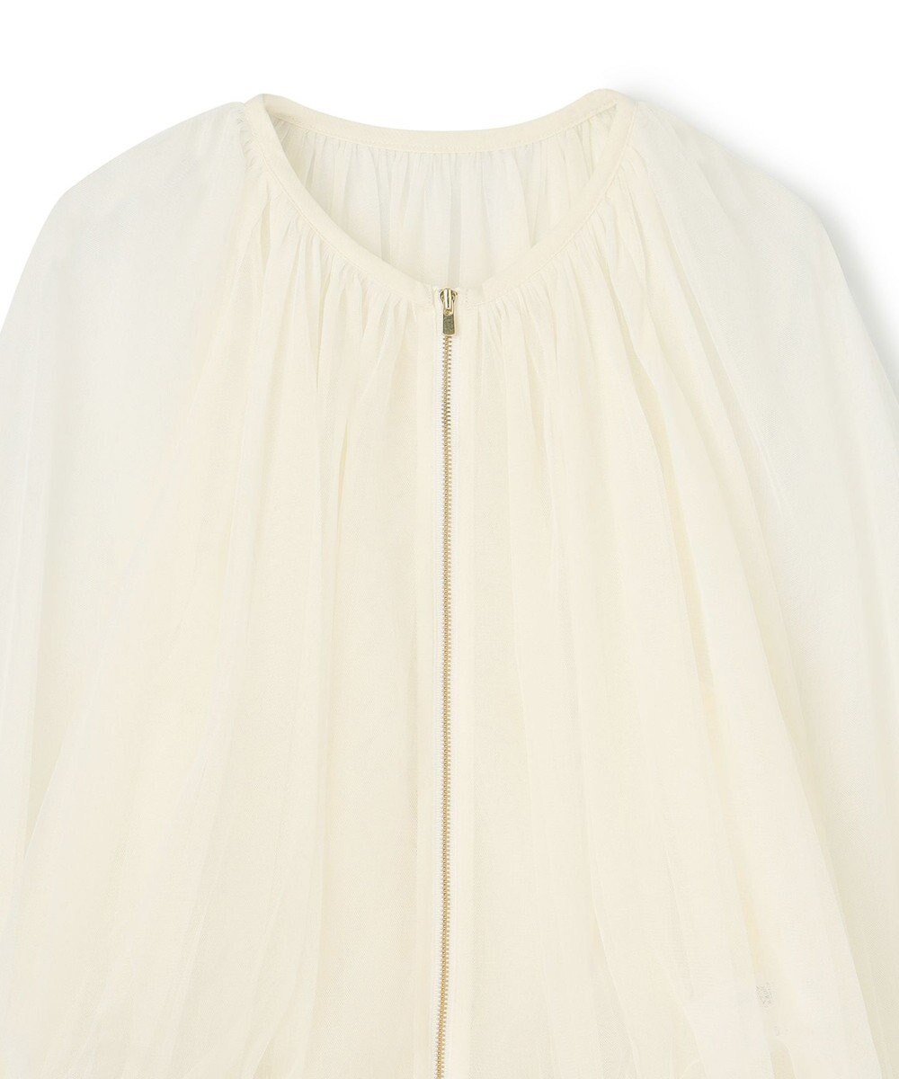 GRACE CONTINENTAL ギャザーチュールブルゾン 