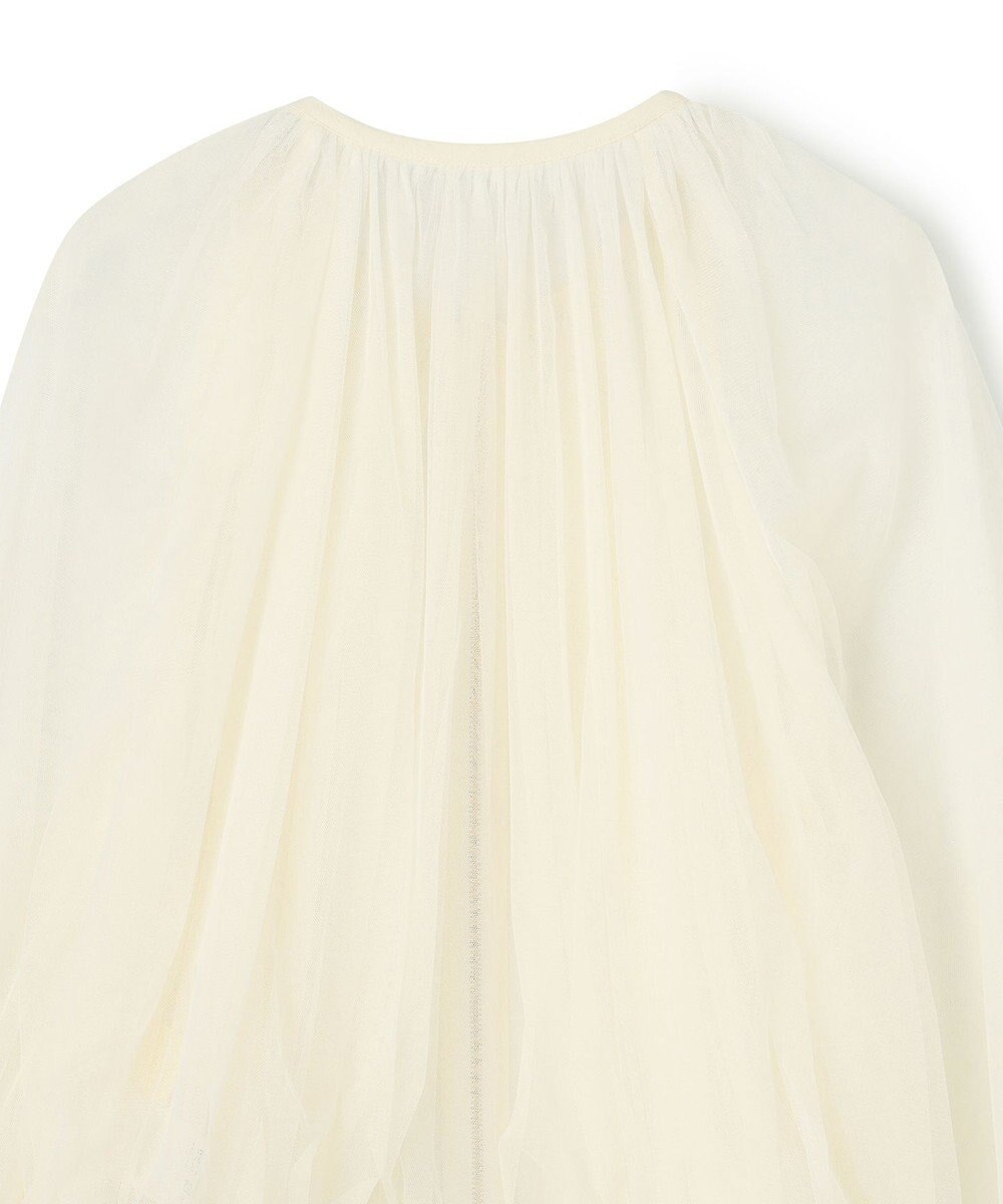 GRACE CONTINENTAL ギャザーチュールブルゾン 