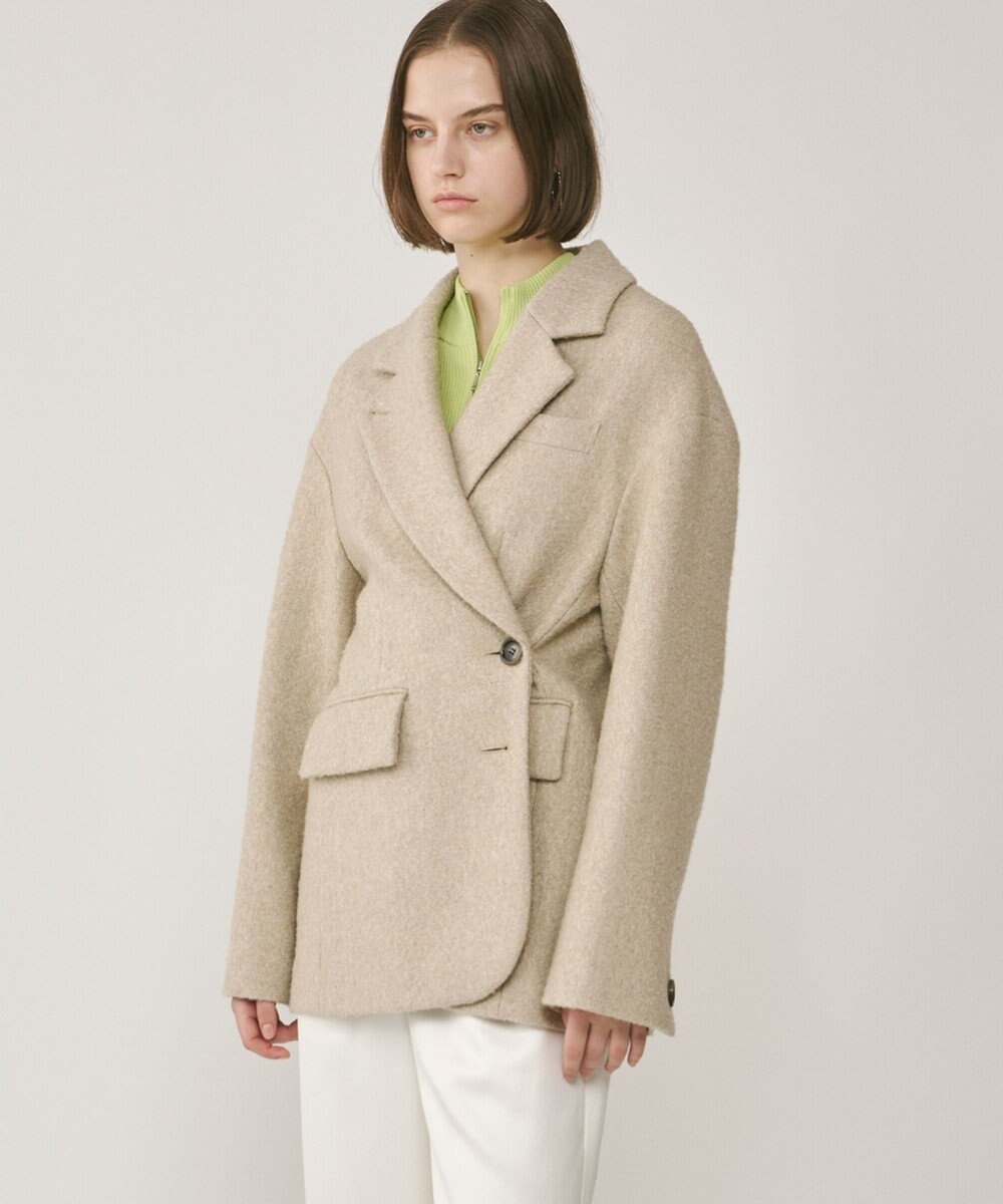 GRACE CONTINENTAL ヘリンボーンツイードジャケット 