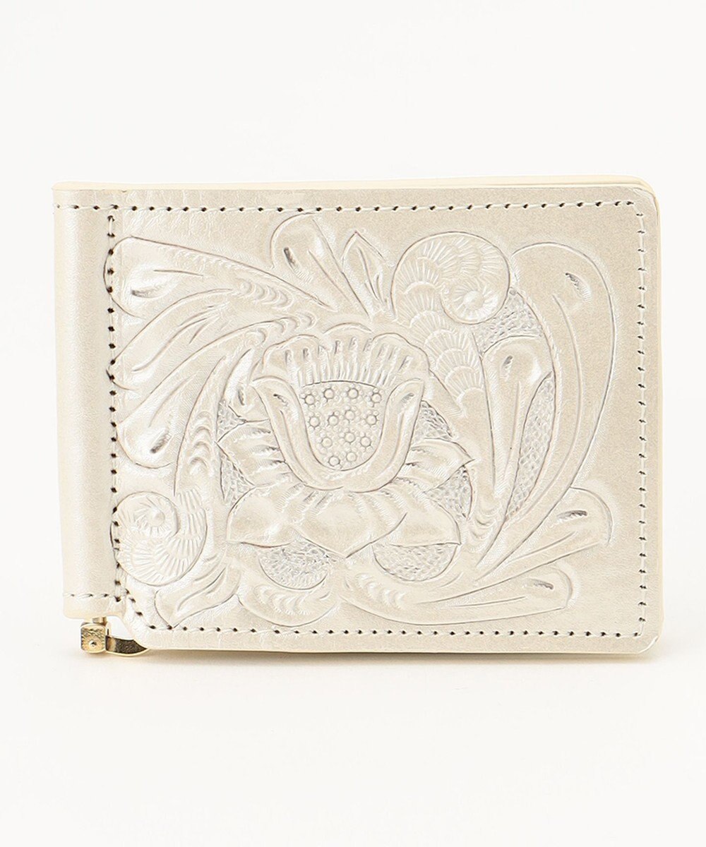 GRACE CONTINENTAL MoneyClip wallet パールホワイト