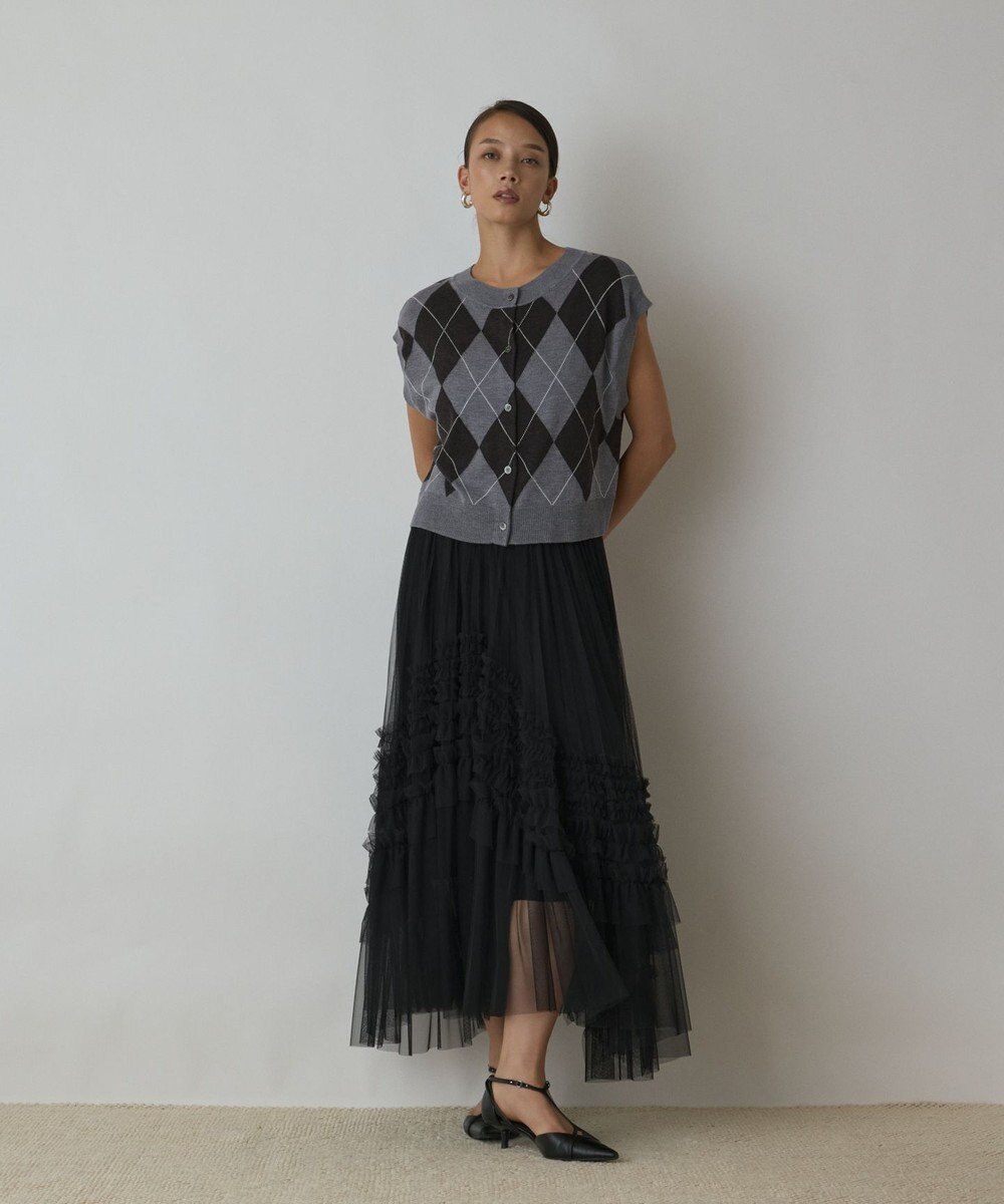 GRACE CONTINENTAL イレギュラ－チュ－ルスカート 