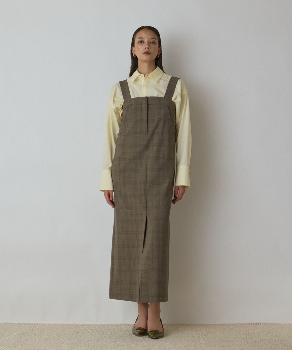 GRACE CONTINENTAL スーツ地ジャンパ－スカート 