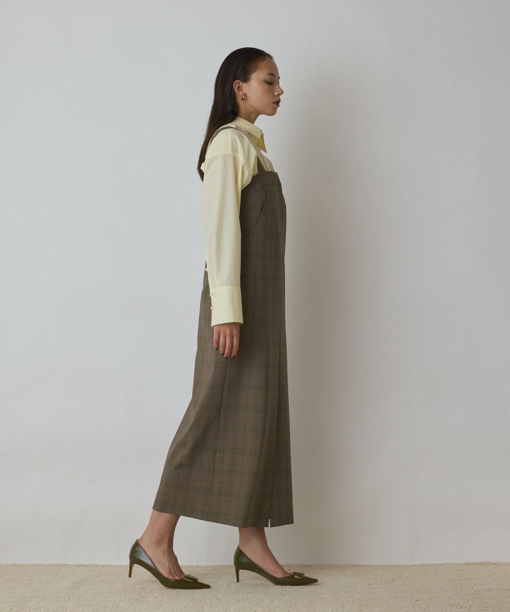 GRACE CONTINENTAL スーツ地ジャンパ－スカート 