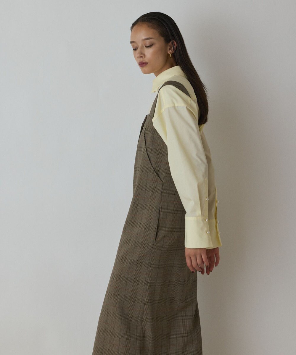 GRACE CONTINENTAL スーツ地ジャンパ－スカート 