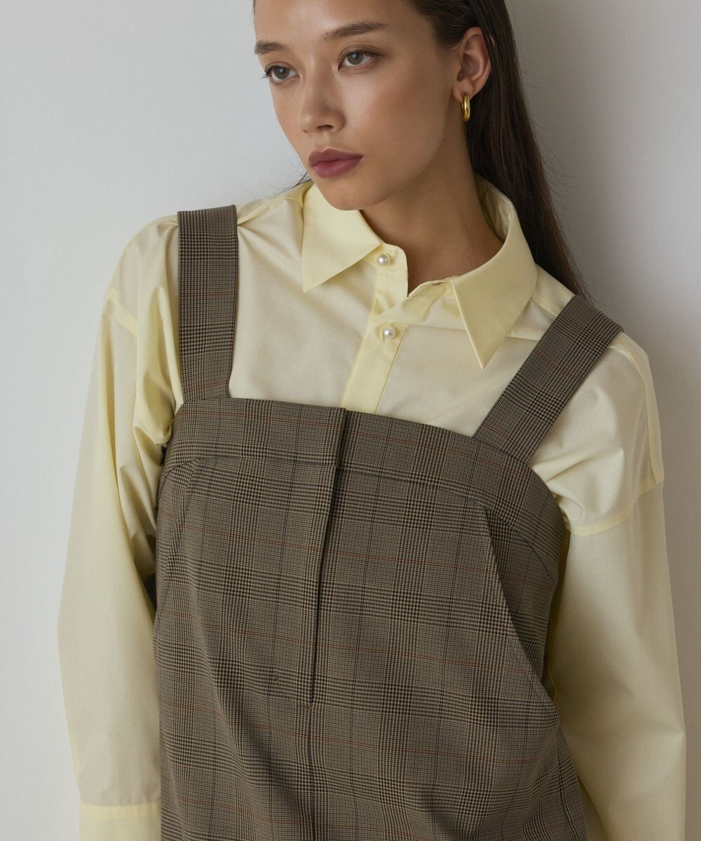 GRACE CONTINENTAL スーツ地ジャンパ－スカート 