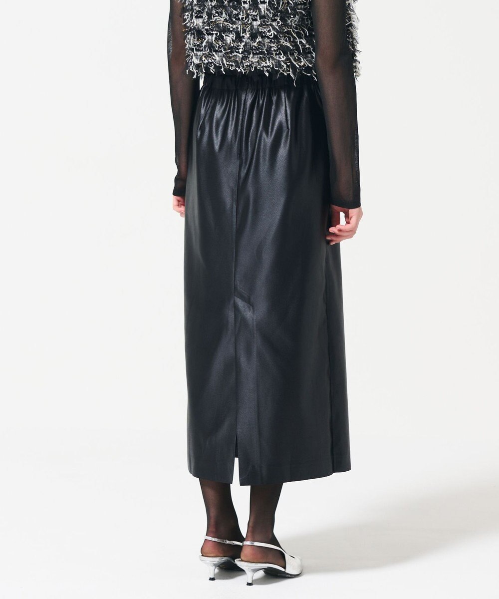 GRACE CONTINENTAL コーティングラップスカート 