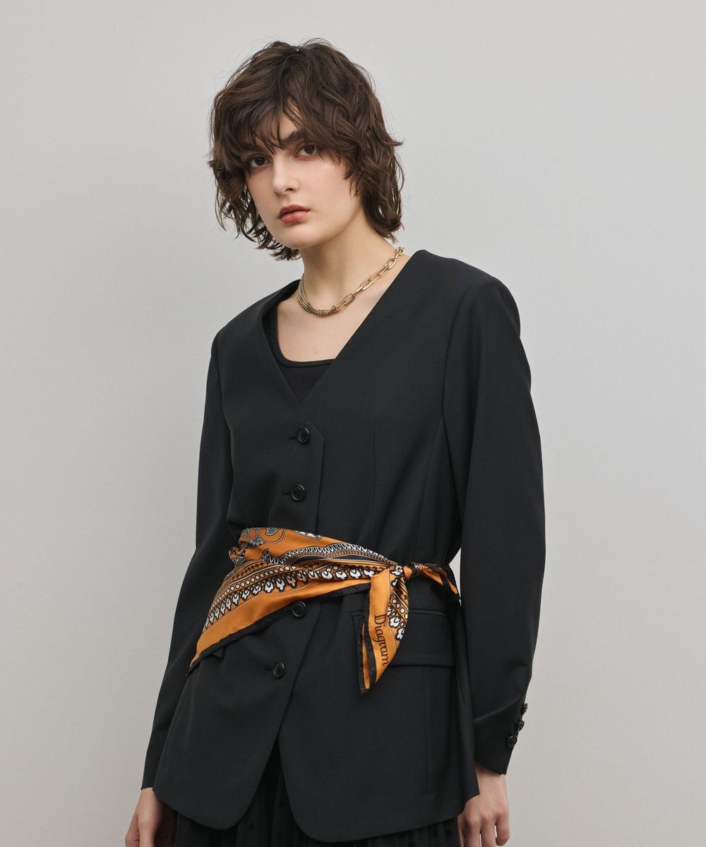 GRACE CONTINENTAL デザインフロントジャケット 