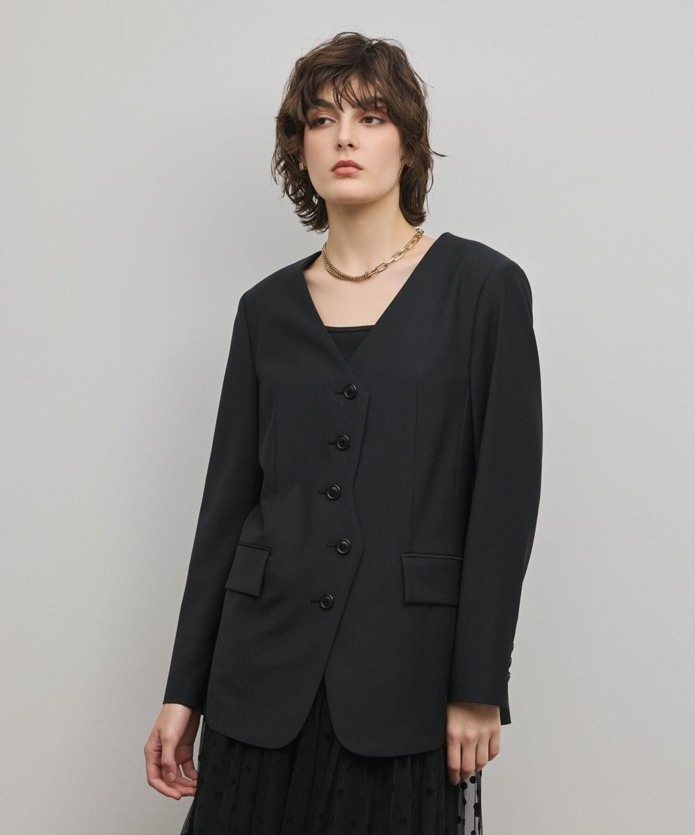 GRACE CONTINENTAL デザインフロントジャケット 