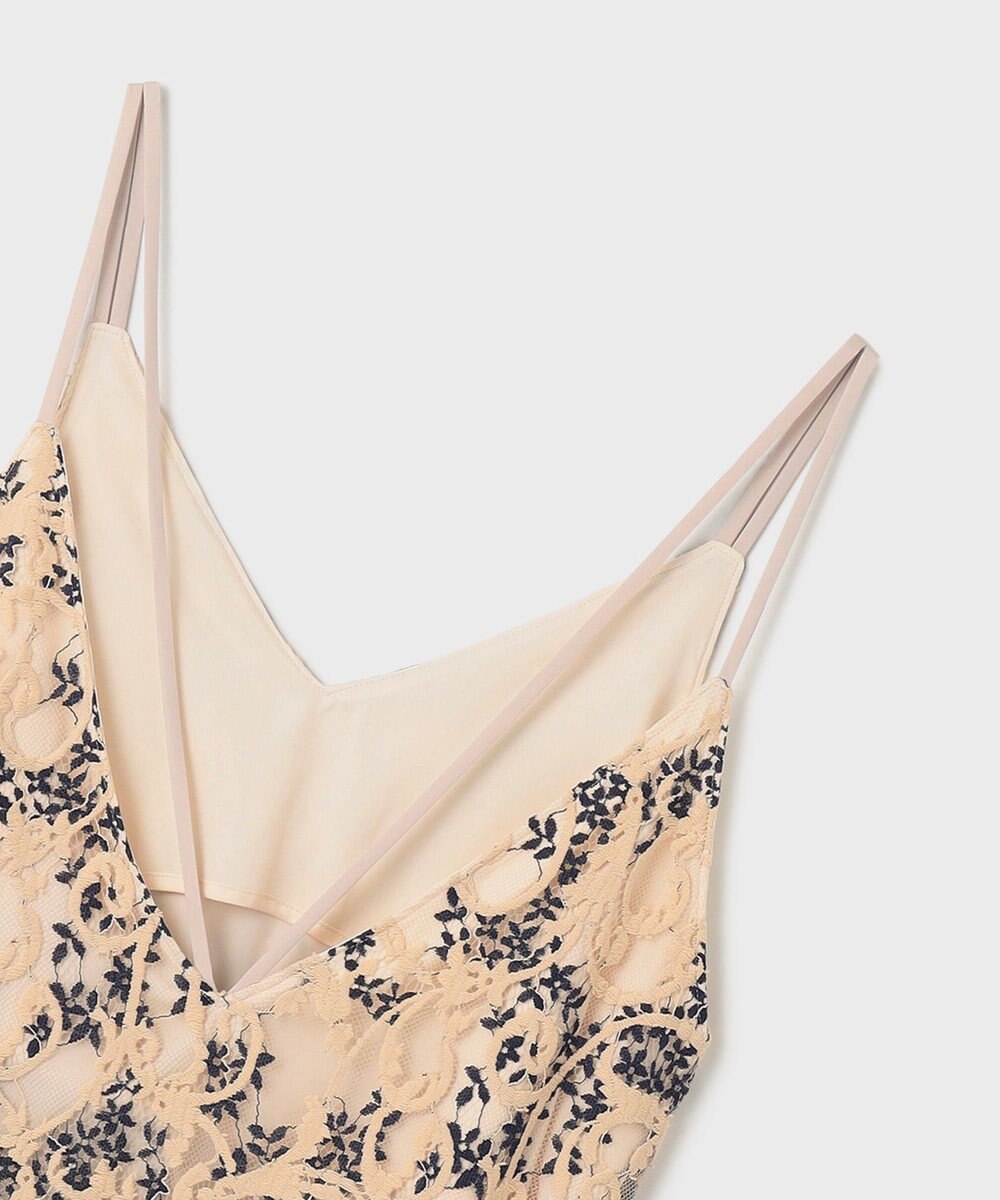 GRACE CONTINENTAL レースキャミロングワンピース 