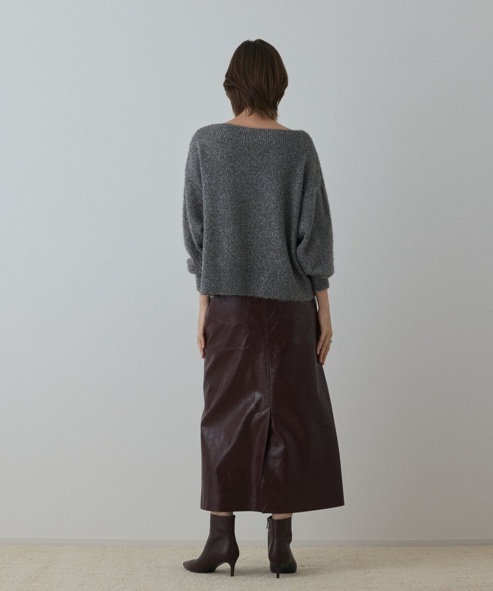 GRACE CONTINENTAL グリッターニットトップ 