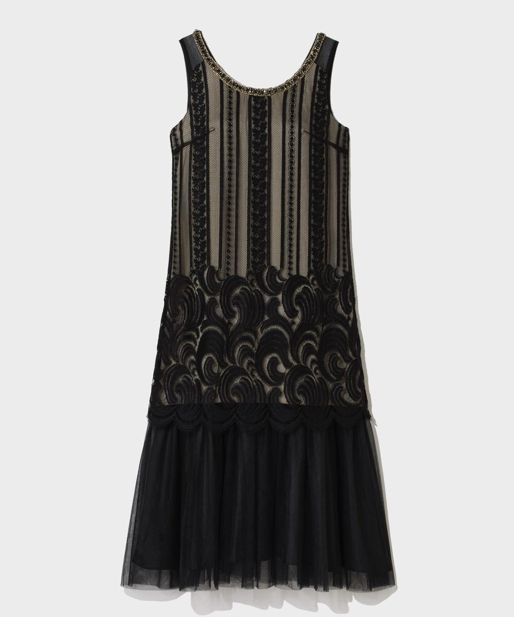 GRACE CONTINENTAL アールデコレースドレス 
