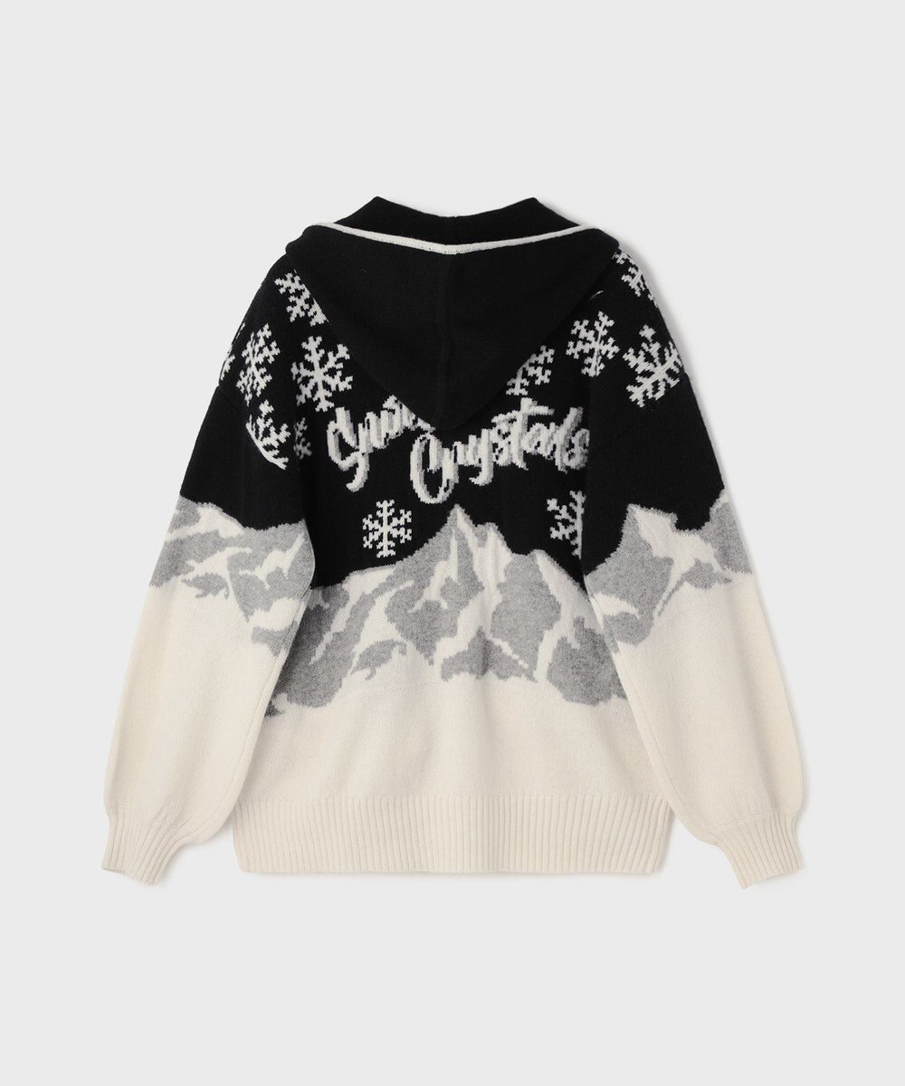 GRACE CONTINENTAL スノージャガードニットフーディ 