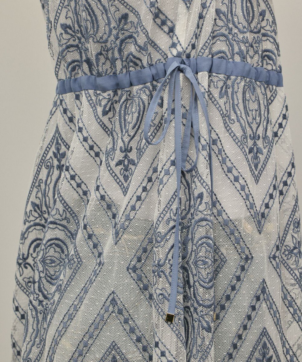 GRACE CONTINENTAL 刺繍ジレワンピース 