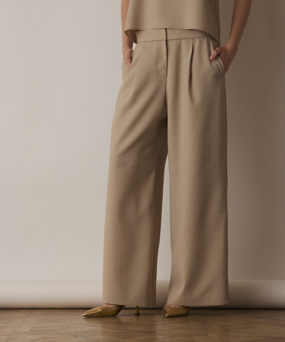 GRACE CONTINENTAL キャミ付レイヤードパンツ 