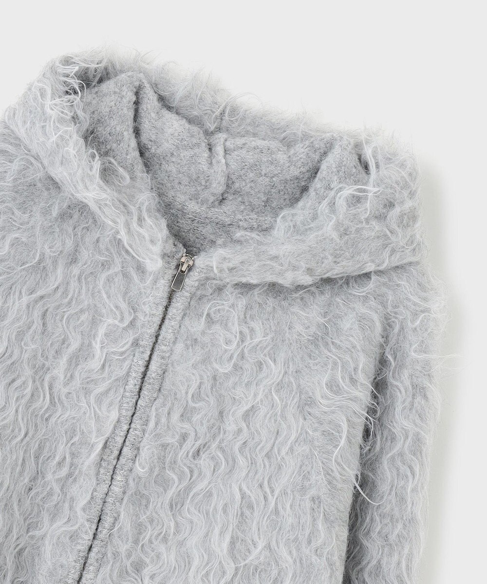 GRACE CONTINENTAL 起毛ニットパーカー