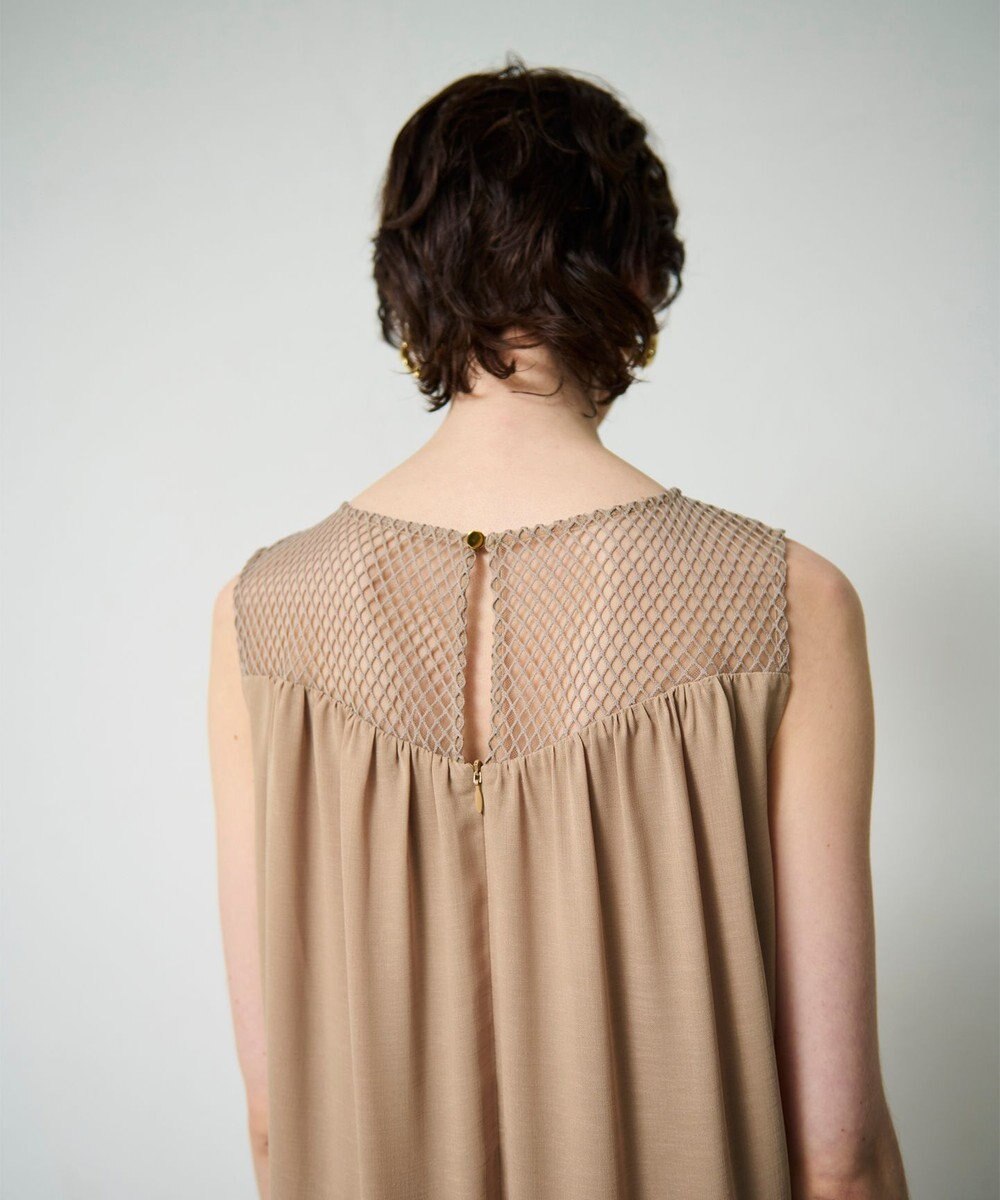 GRACE CONTINENTAL シアードレープマキシ