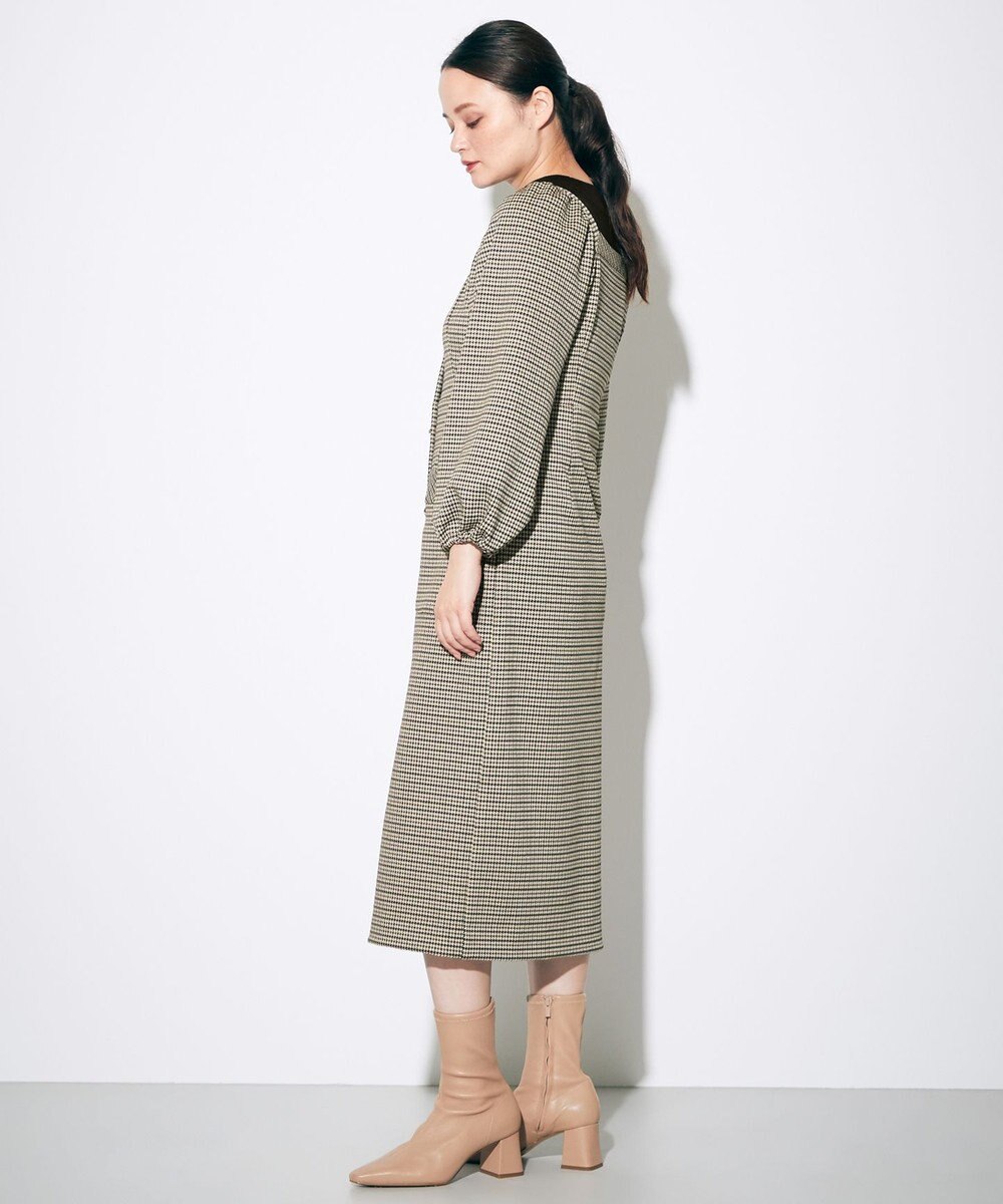 チェックジャージワンピース Grace Continental Grace Continental グレースコンチネンタル 通販 チェックジャージワンピース Grace Continental Grace Continental グレースコンチネンタル 通販