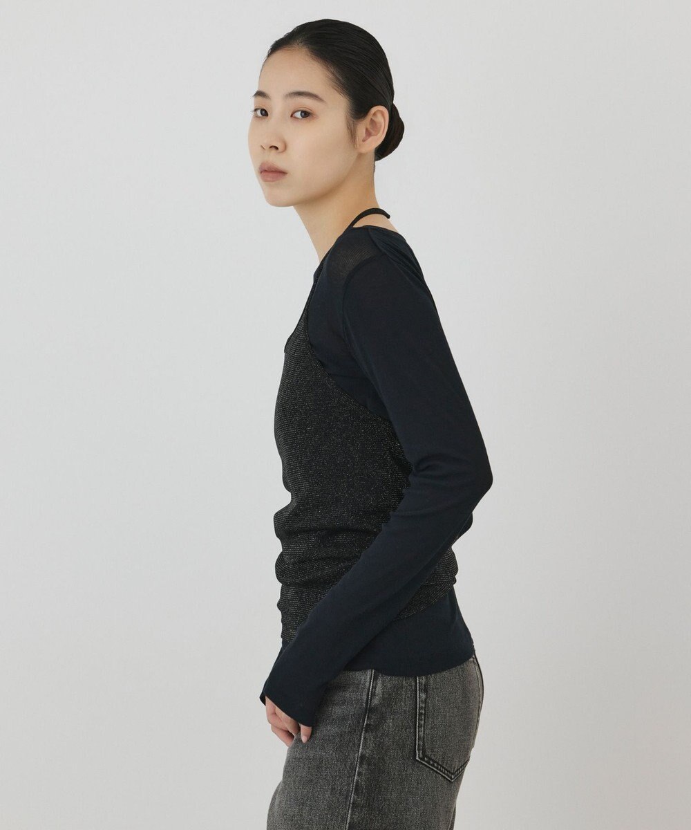 GRACE CONTINENTAL シアーレイヤードカットトップ 