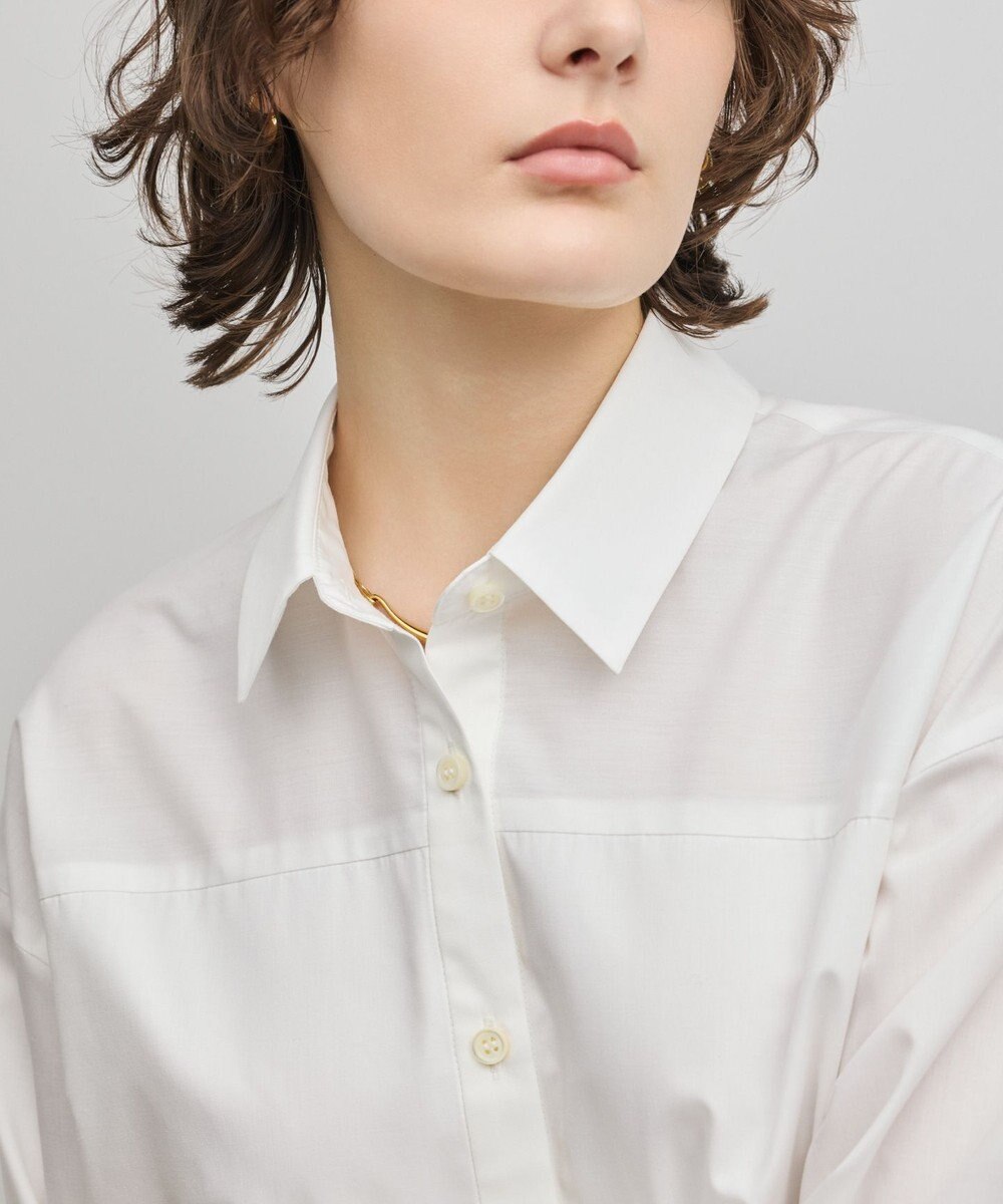 GRACE CONTINENTAL レースティアードシャツ 