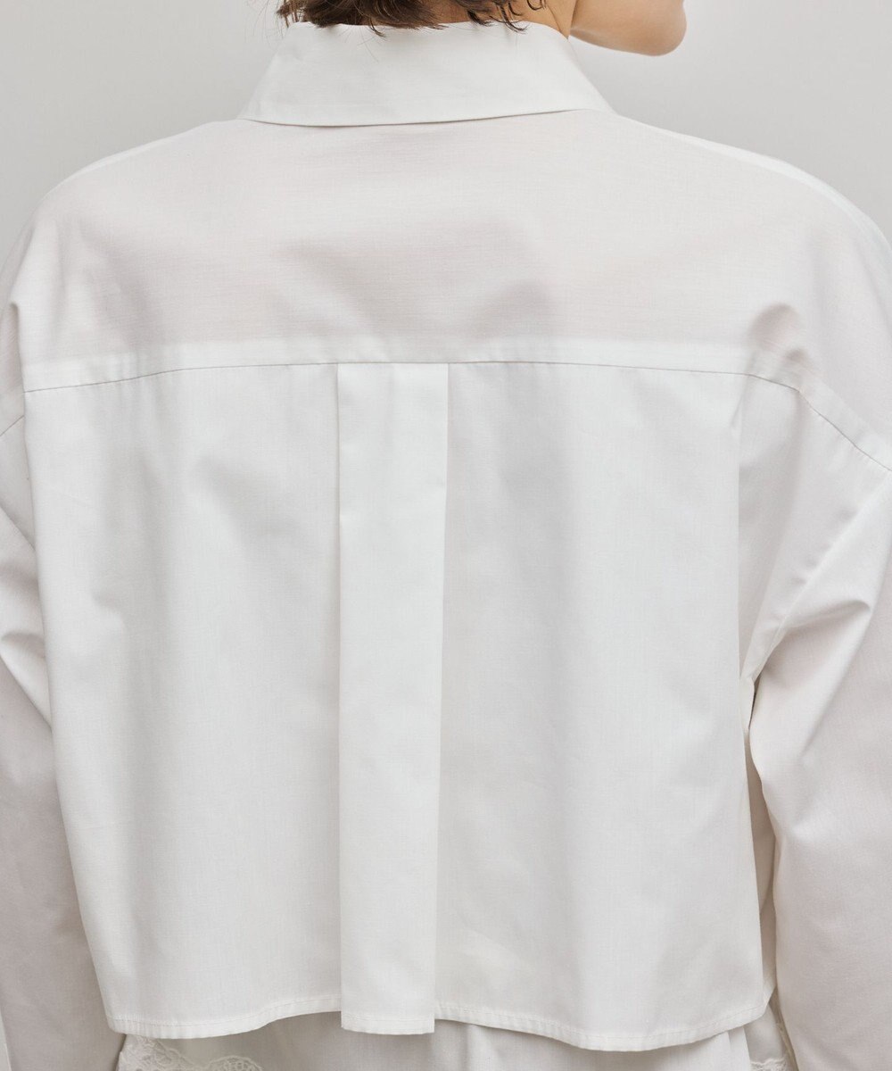 GRACE CONTINENTAL レースティアードシャツ 