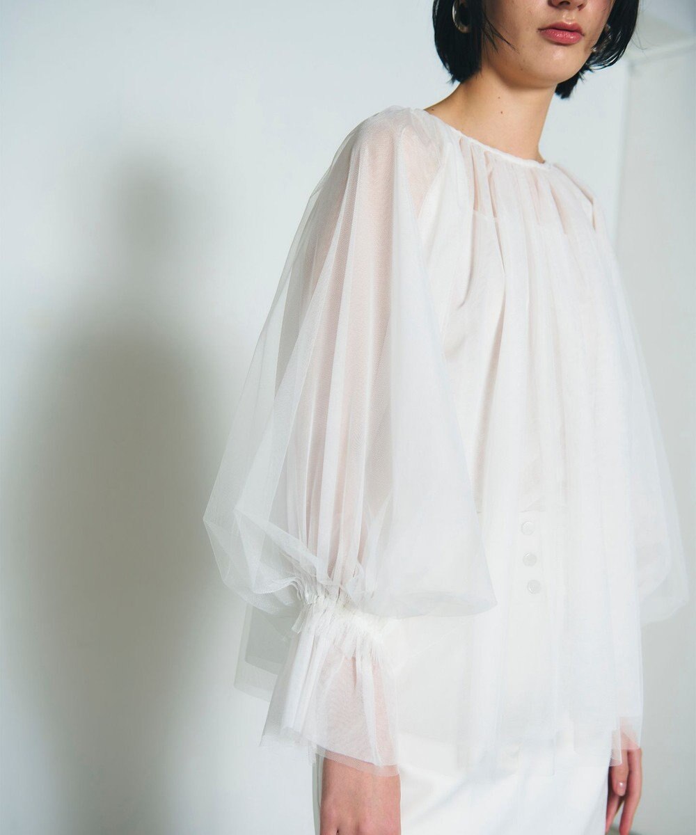 GRACE CONTINENTAL チュール2WAYトップ