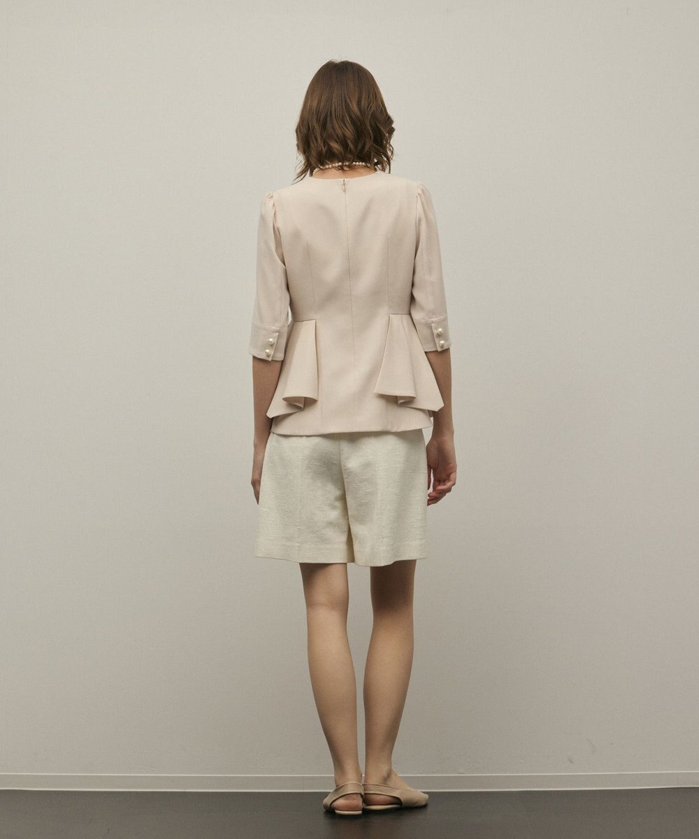 GRACE CONTINENTAL ツイードタックショートパンツ 
