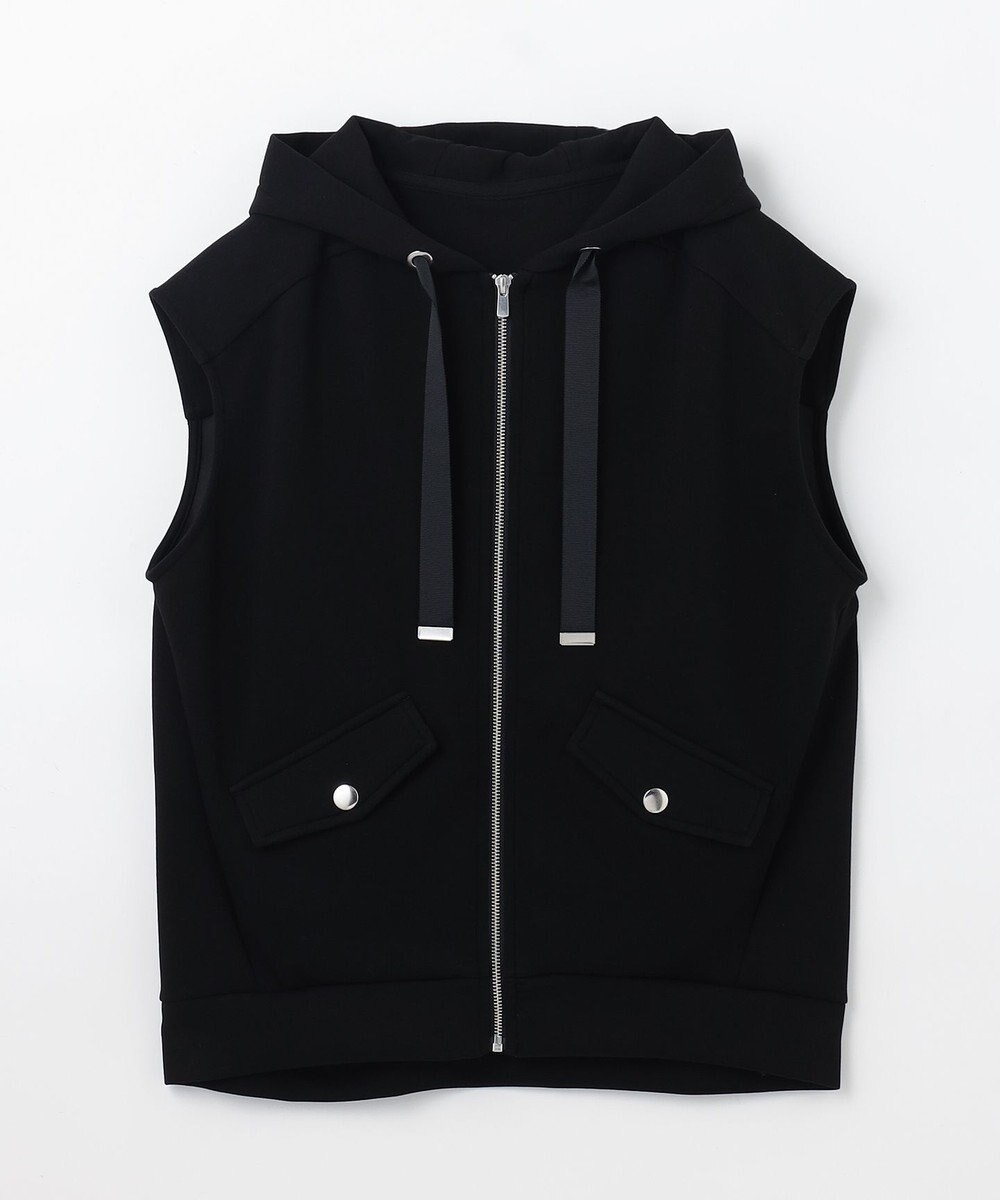 GRACE CONTINENTAL フードノースリーブ トップ 