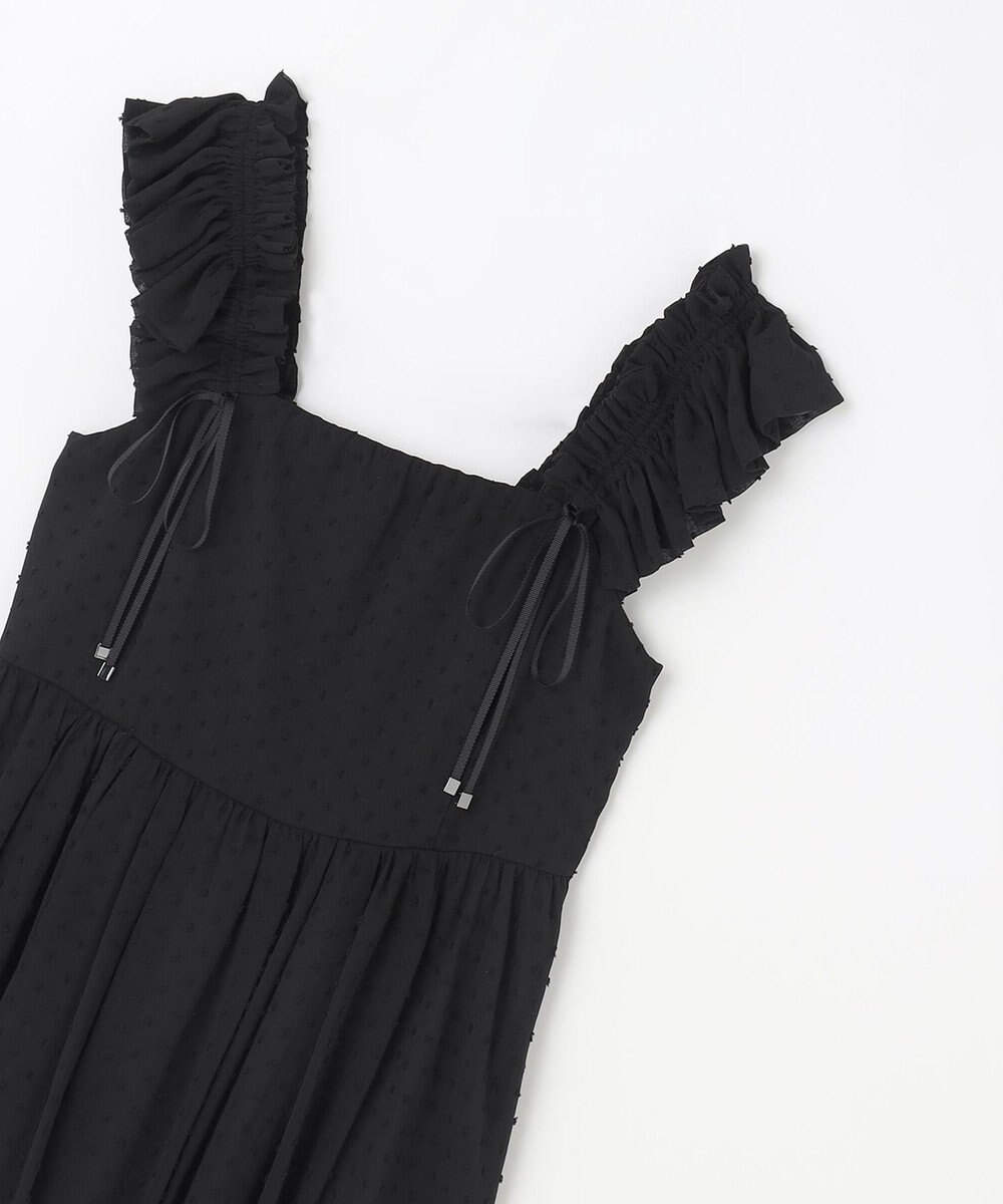 GRACE CONTINENTAL ドットジャガードノースリーブワンピース 