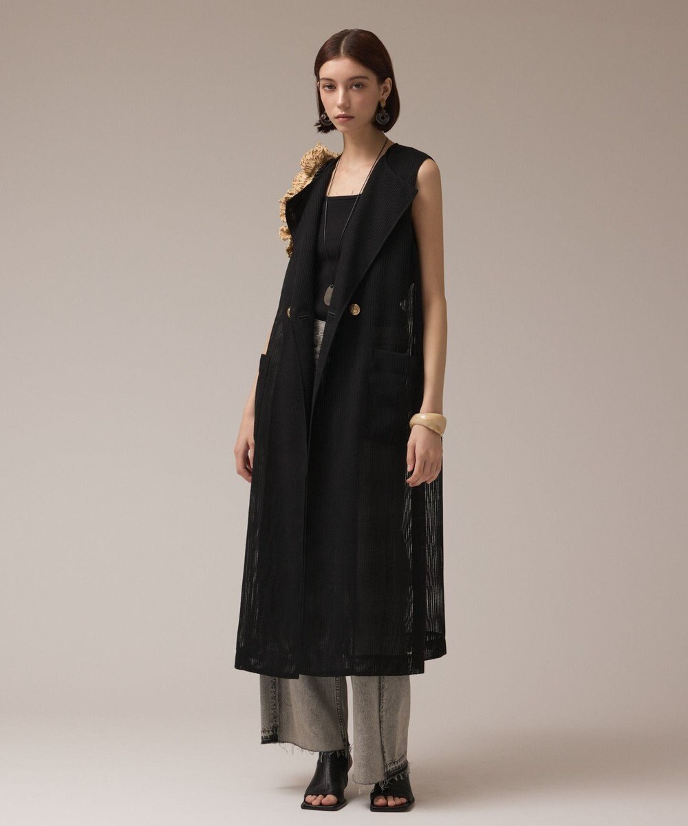 GRACE CONTINENTAL カラミロングジレ 