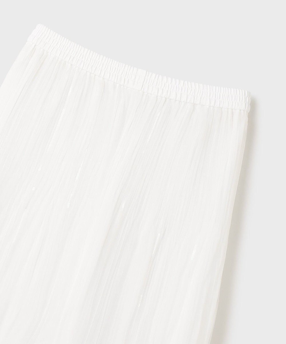 GRACE CONTINENTAL オーガンスパンコールスカート 