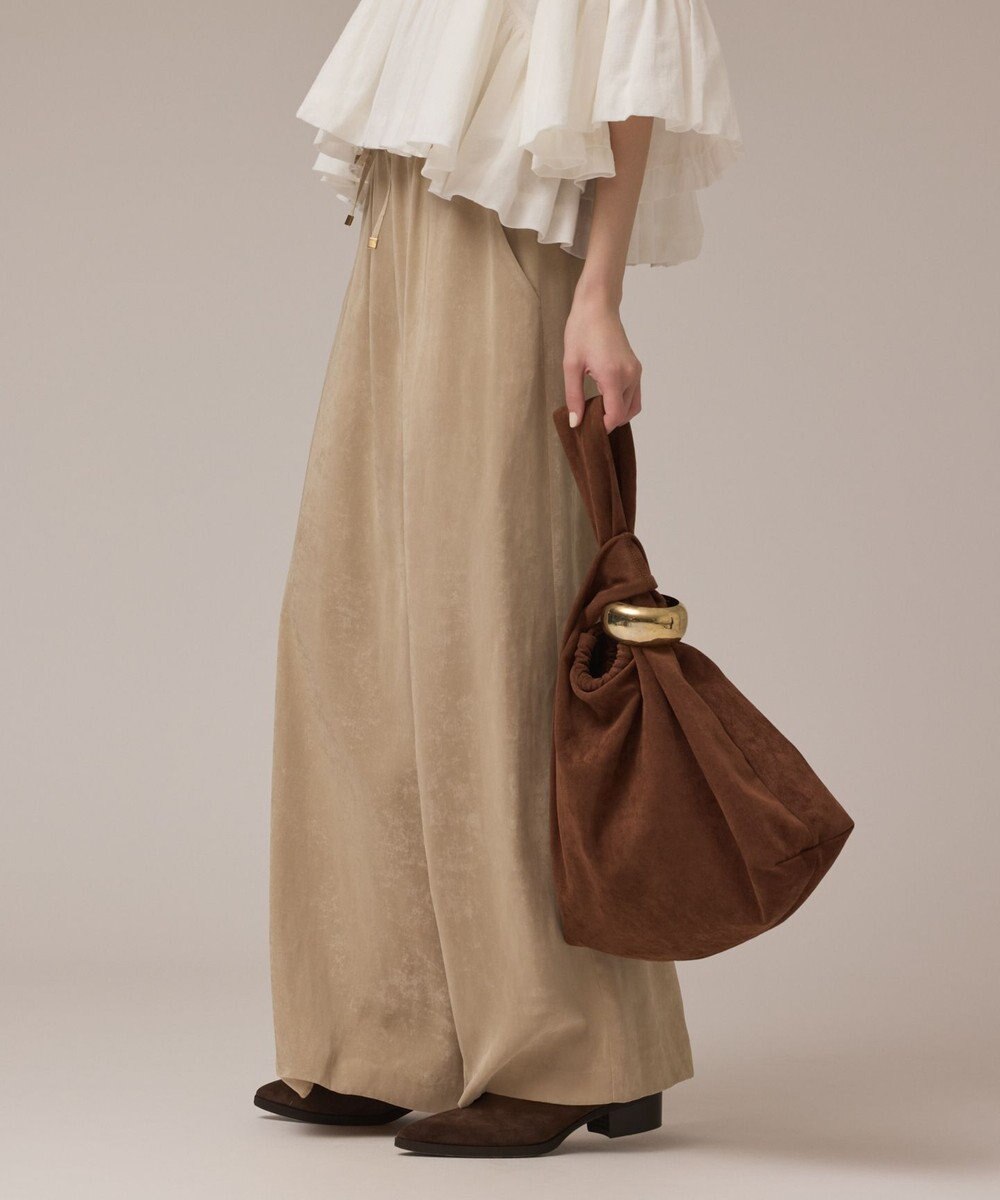 GRACE CONTINENTAL マルシェスエードバッグ 