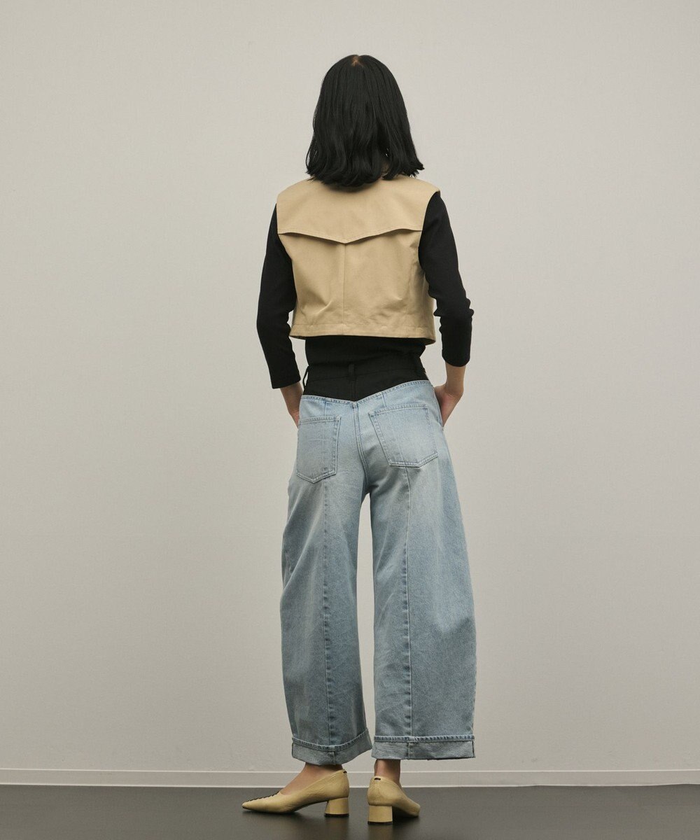 GRACE CONTINENTAL クロップトバレルパンツ 