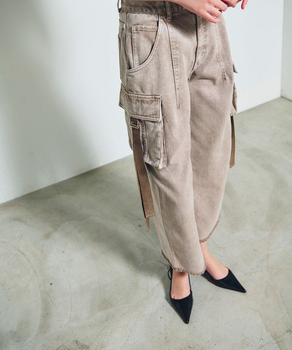 GRACE CONTINENTAL コクーンデニムカーゴパンツ 