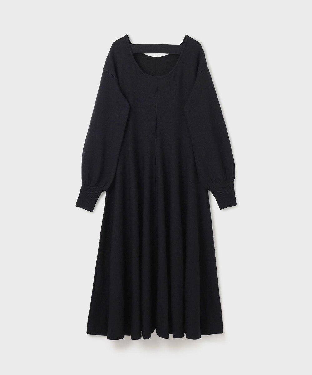 GRACE CONTINENTAL バックオープンニットワンピース