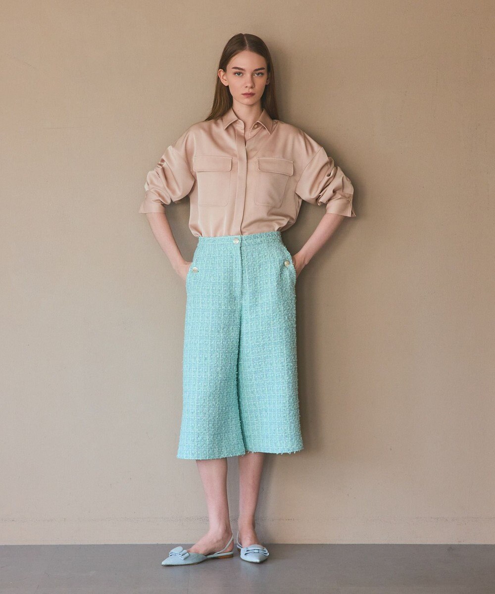 GRACE CONTINENTAL トリアセカルゼシャツ 