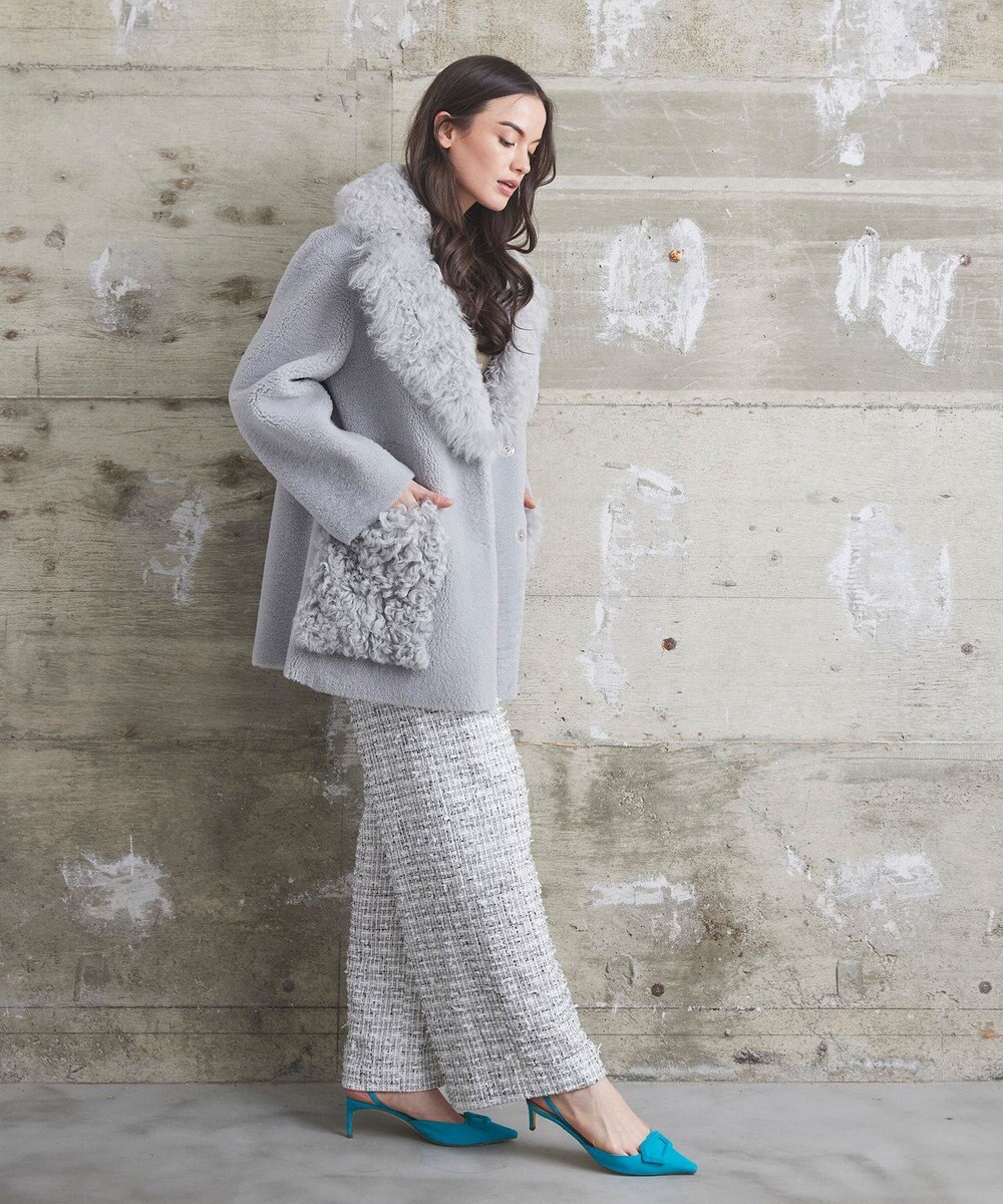 GRACE CONTINENTAL 【BLANCHA】ムートンコート