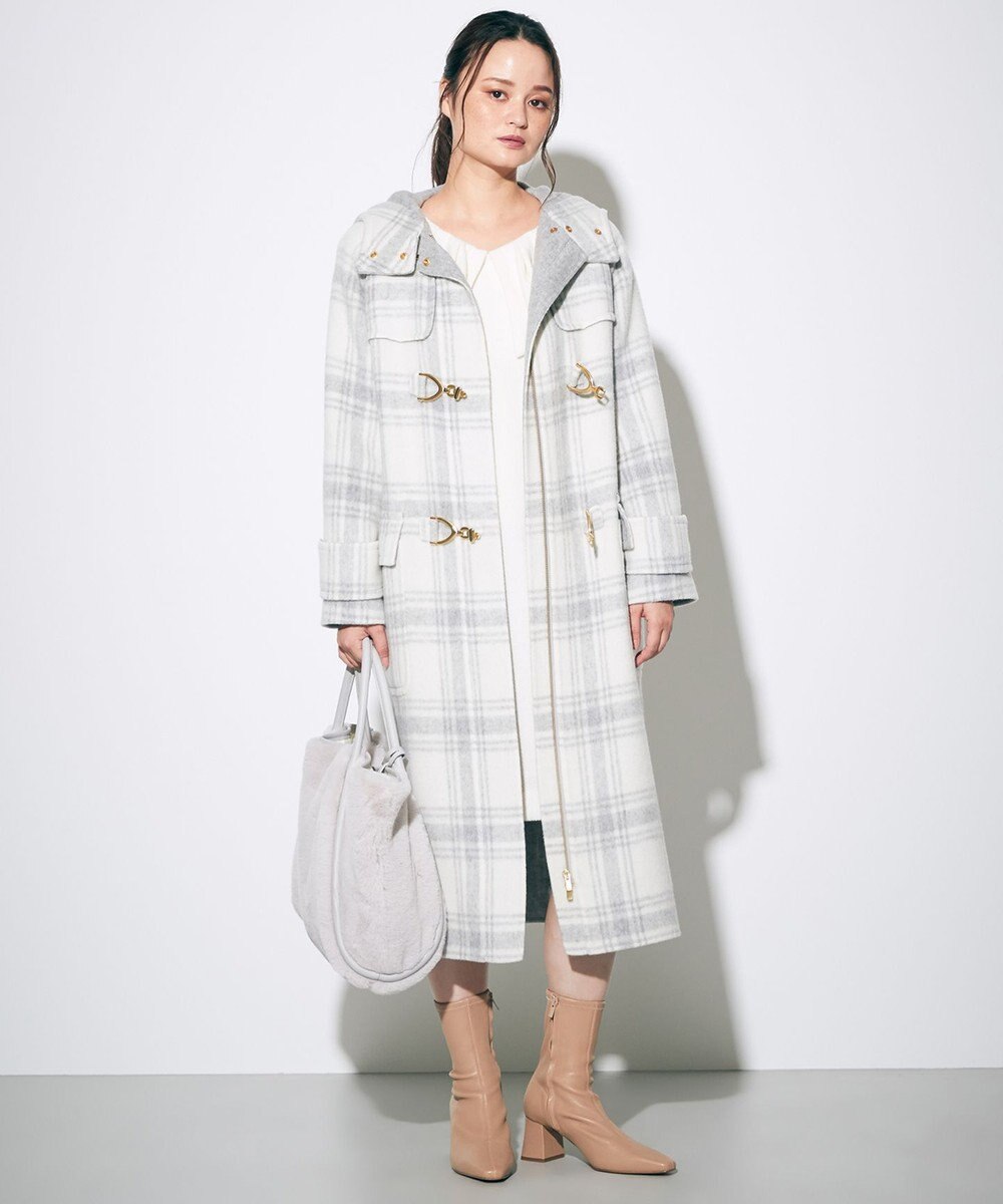 ダッフルリバーチェックコート Grace Continental Grace Continental グレースコンチネンタル 通販 ダッフルリバーチェックコート Grace Continental Grace Continental グレースコンチネンタル 通販